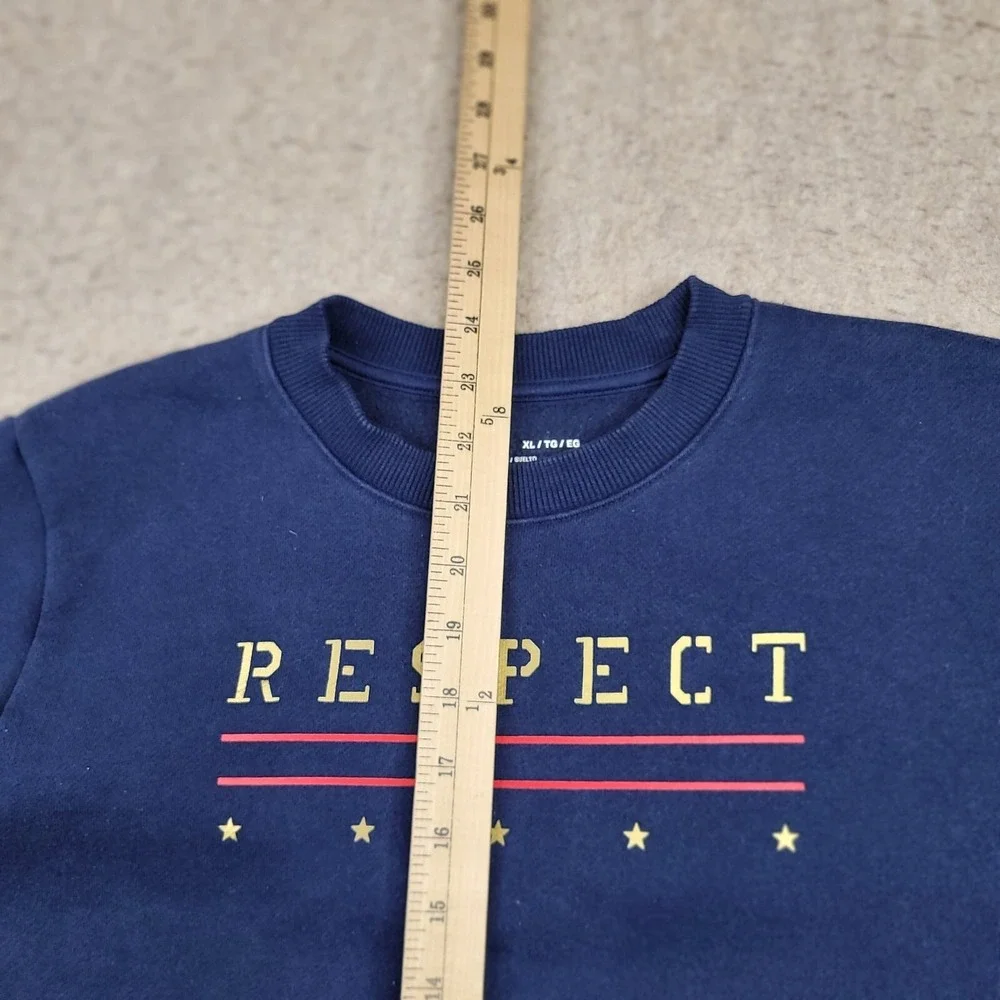 Under Armour Project Rock Sweater Womens XL Blue‎ Pullover Crew Neck Freedom